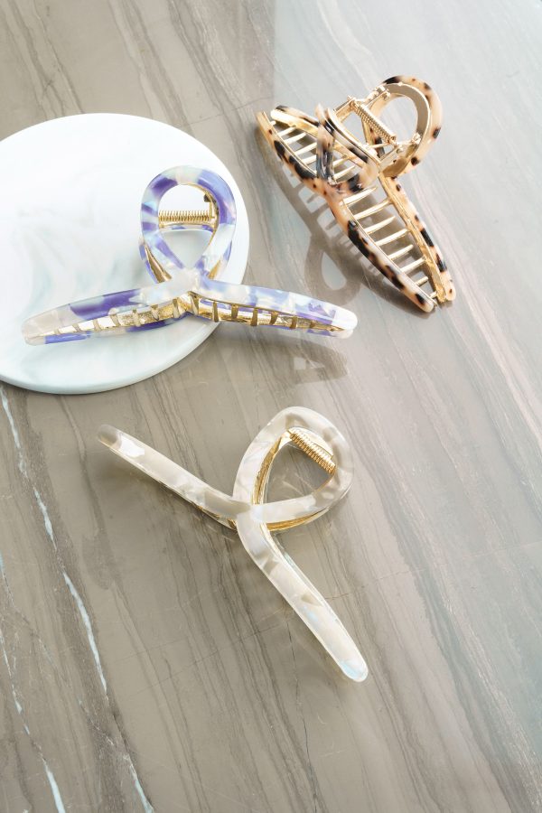 Marble Krul Haarclip - Afbeelding 3