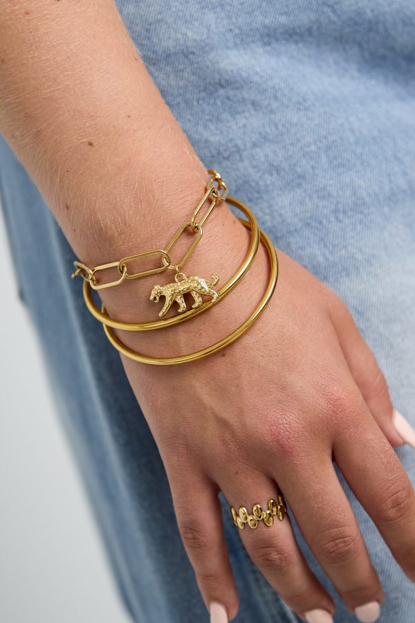 Panter Charm Schakelarmband - Afbeelding 2