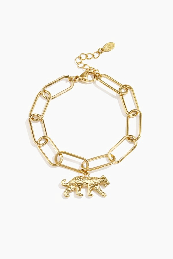Panter Charm Schakelarmband