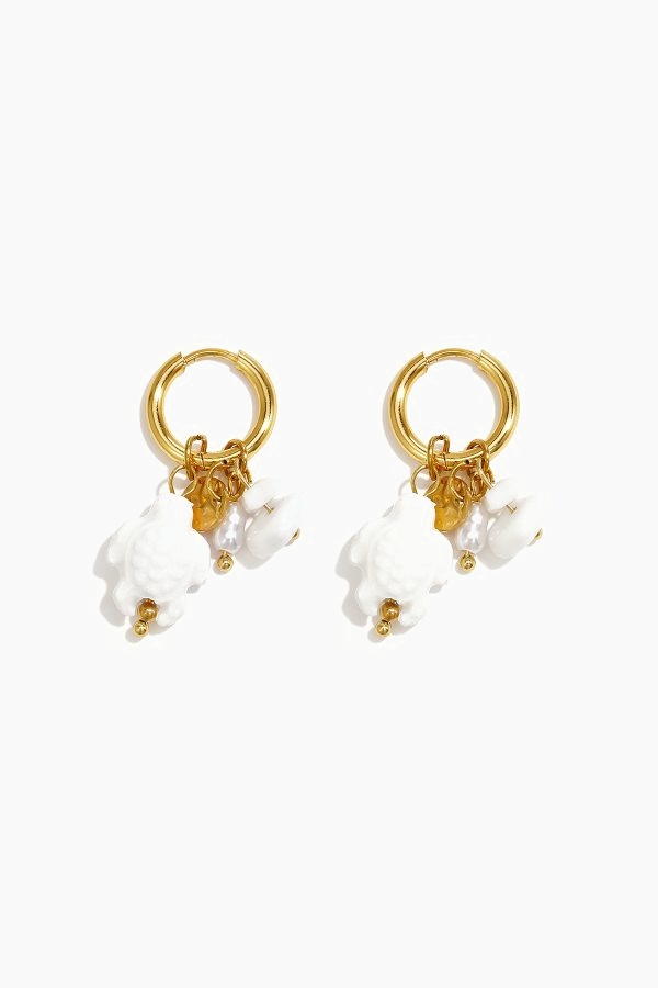 Schildpad Charm Oorringetjes - Afbeelding 4